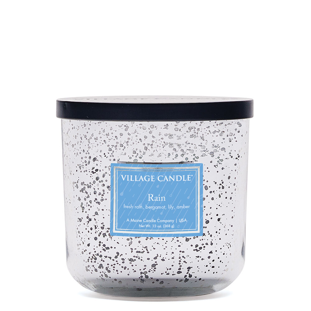 Rain Mercury Glass Candle