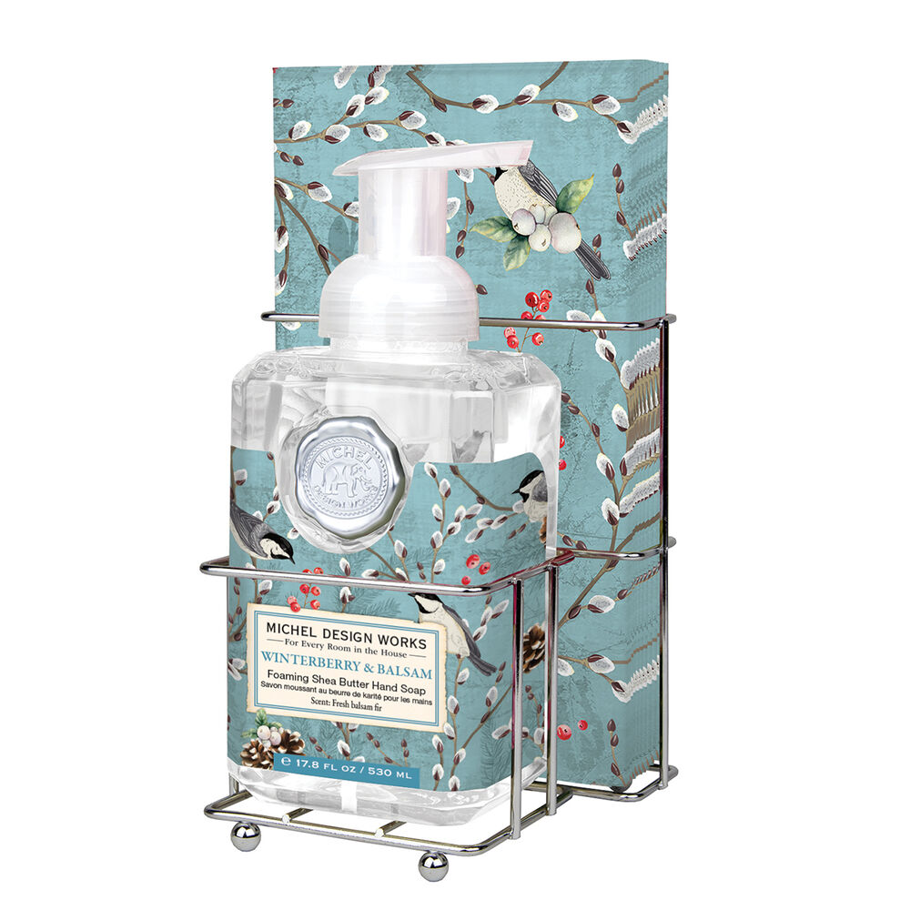 Winterberry & Balsam Foaming Soap Napkin Set