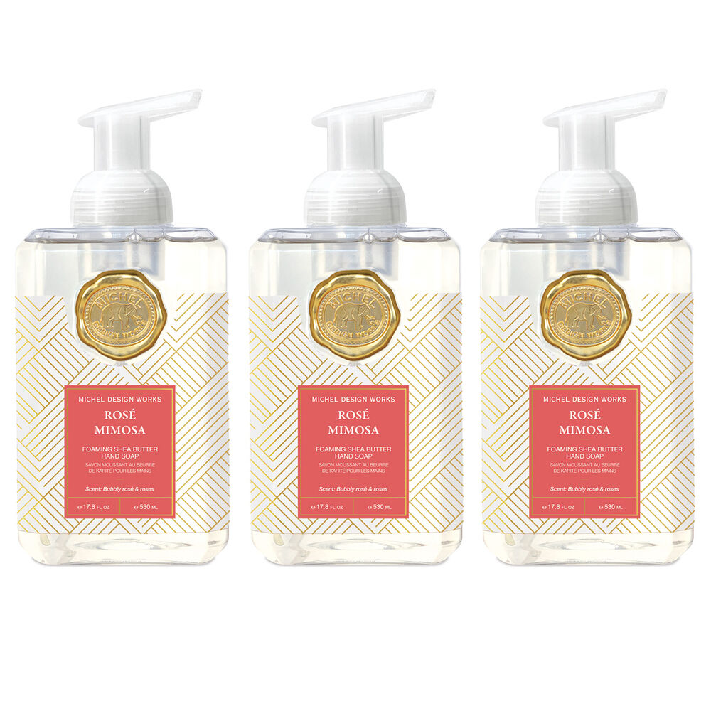 Ros&eacute; Mimosa Foaming Hand Soap 3-Pack