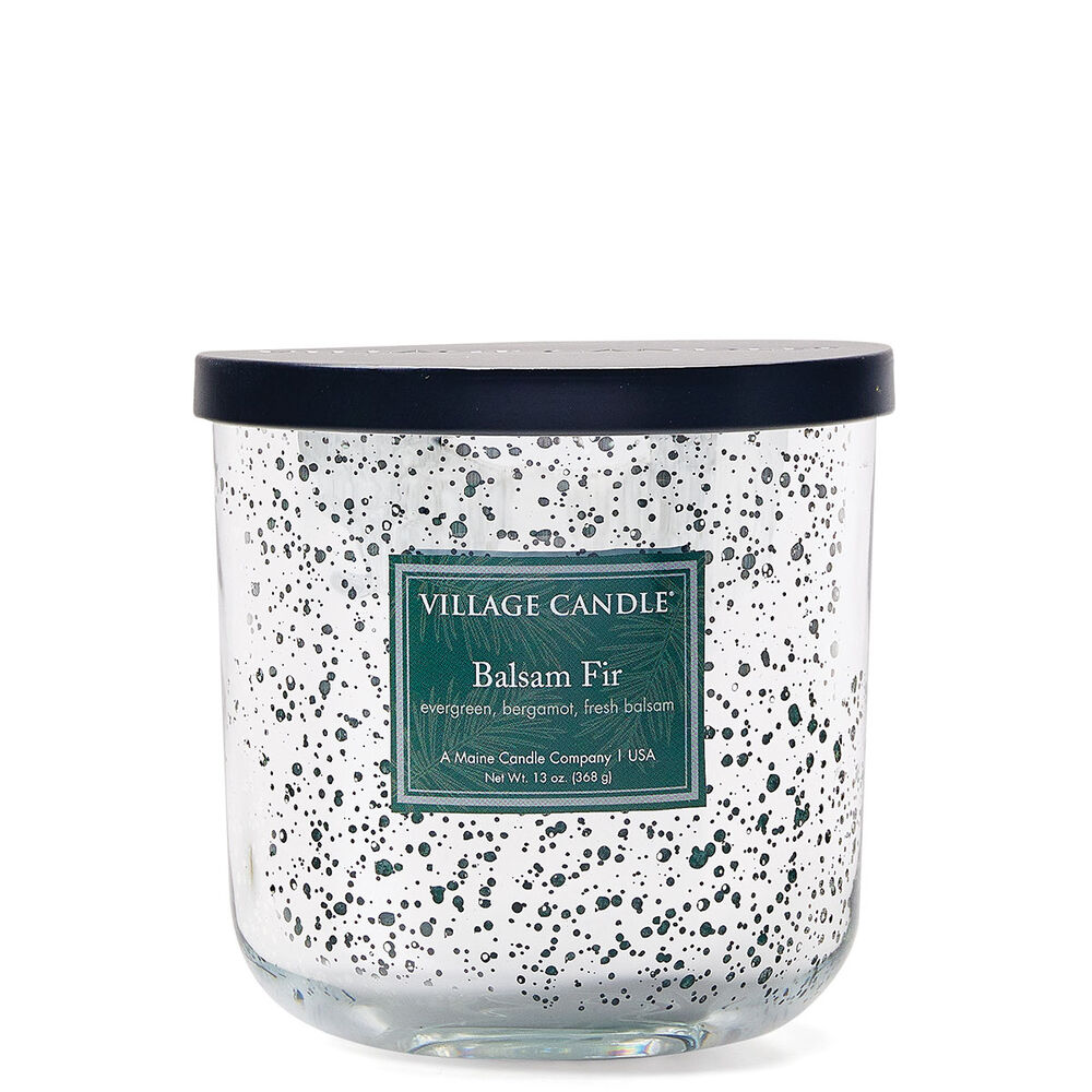 Balsam Fir Mercury Glass Candle