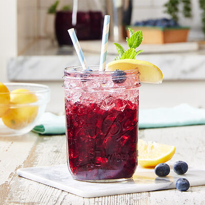 Blueberry Lemon Mint Sparkler