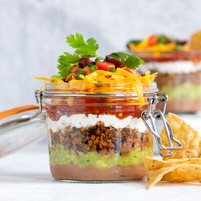 7 Layer Meatless Taco Dip