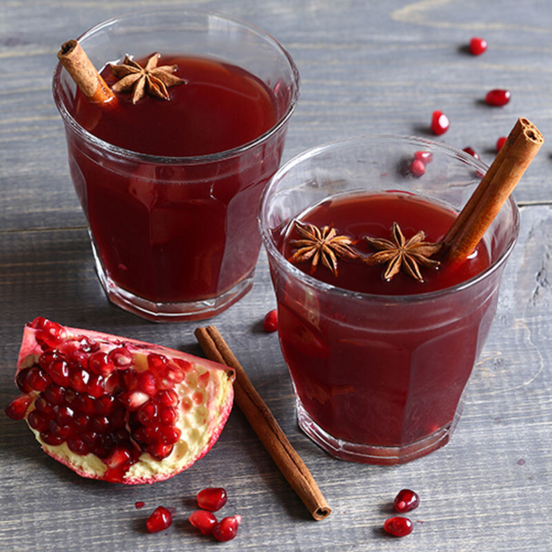 Boozy Pomegranate Cider Cocktail