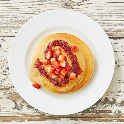 Peanut Butter & Jelly Pancakes