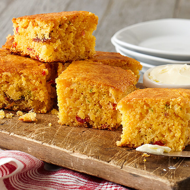 Spicy Chili Bacon Cornbread