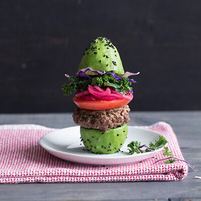 Kashmiri Paleo Avocado Burger