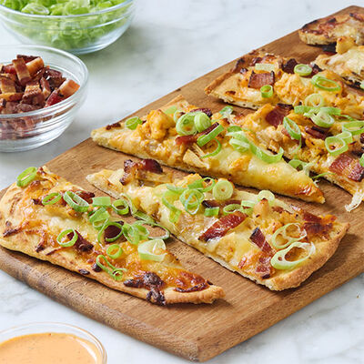Chicken Bacon Ranch Pizza