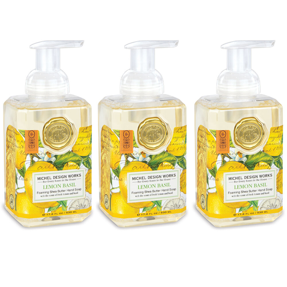 Lemon Basil Foaming Hand Soap 3pk