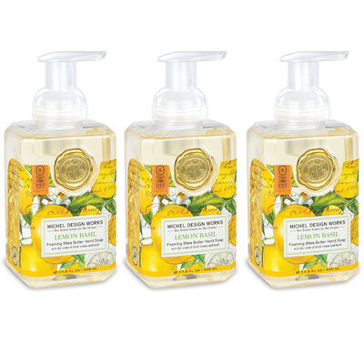 Lemon Basil Foaming Hand Soap 3-Pack