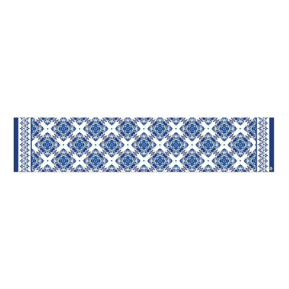 Indigo Seas Cotton Table Runner