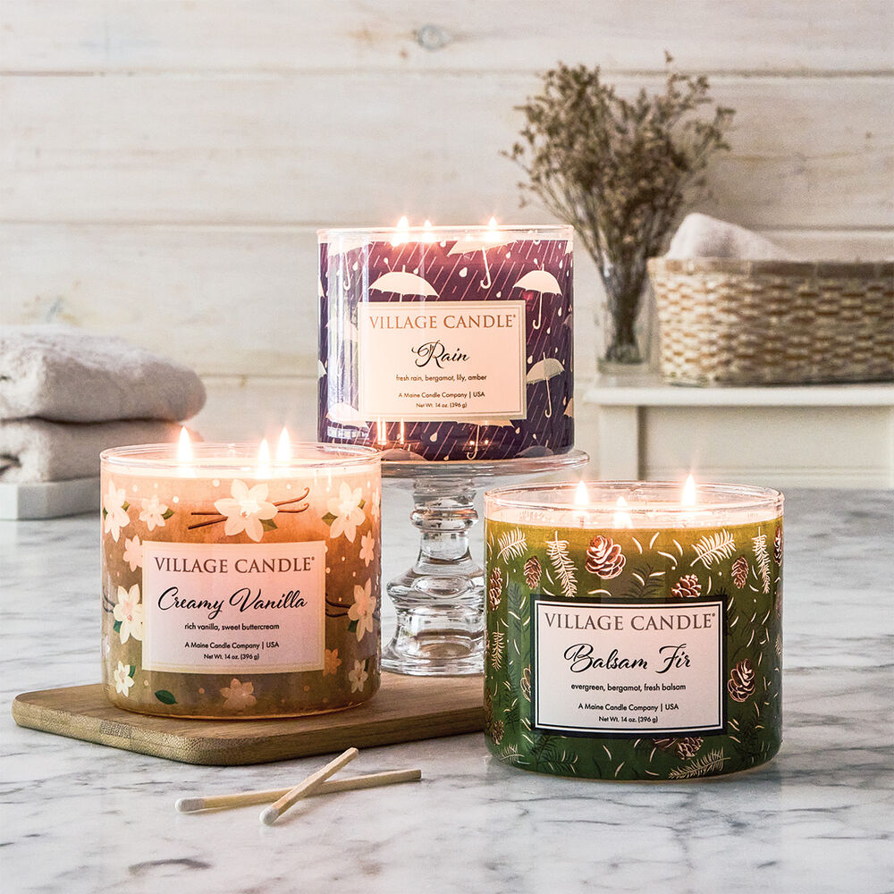 Rain Luminary Candles