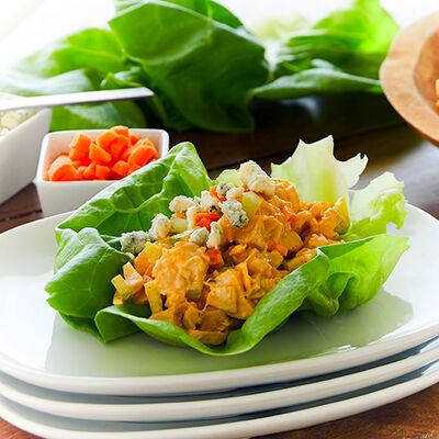 Buffalo Chicken Lettuce Wraps