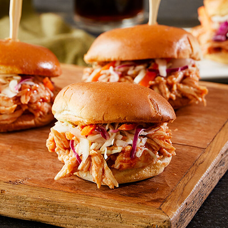 Pulled Chicken Sliders