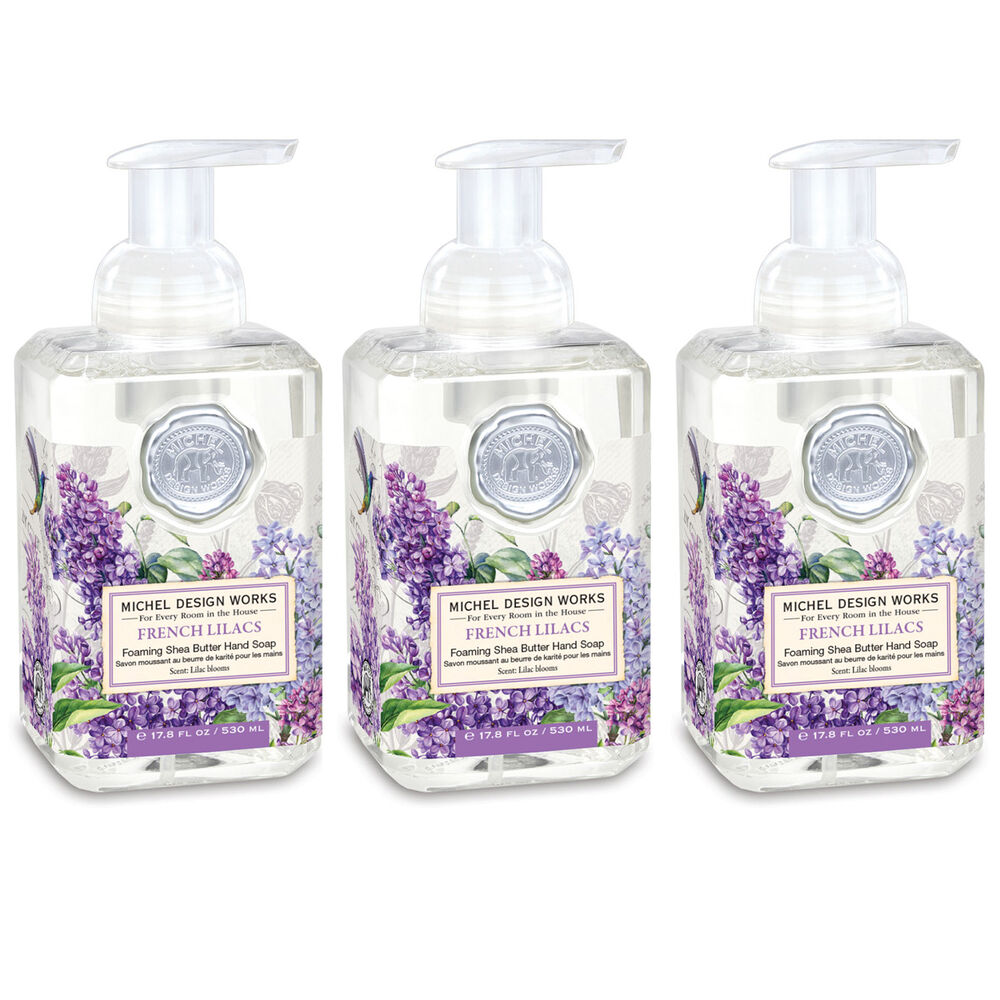 French Lilacs Foaming Hand Soap 3-Pack