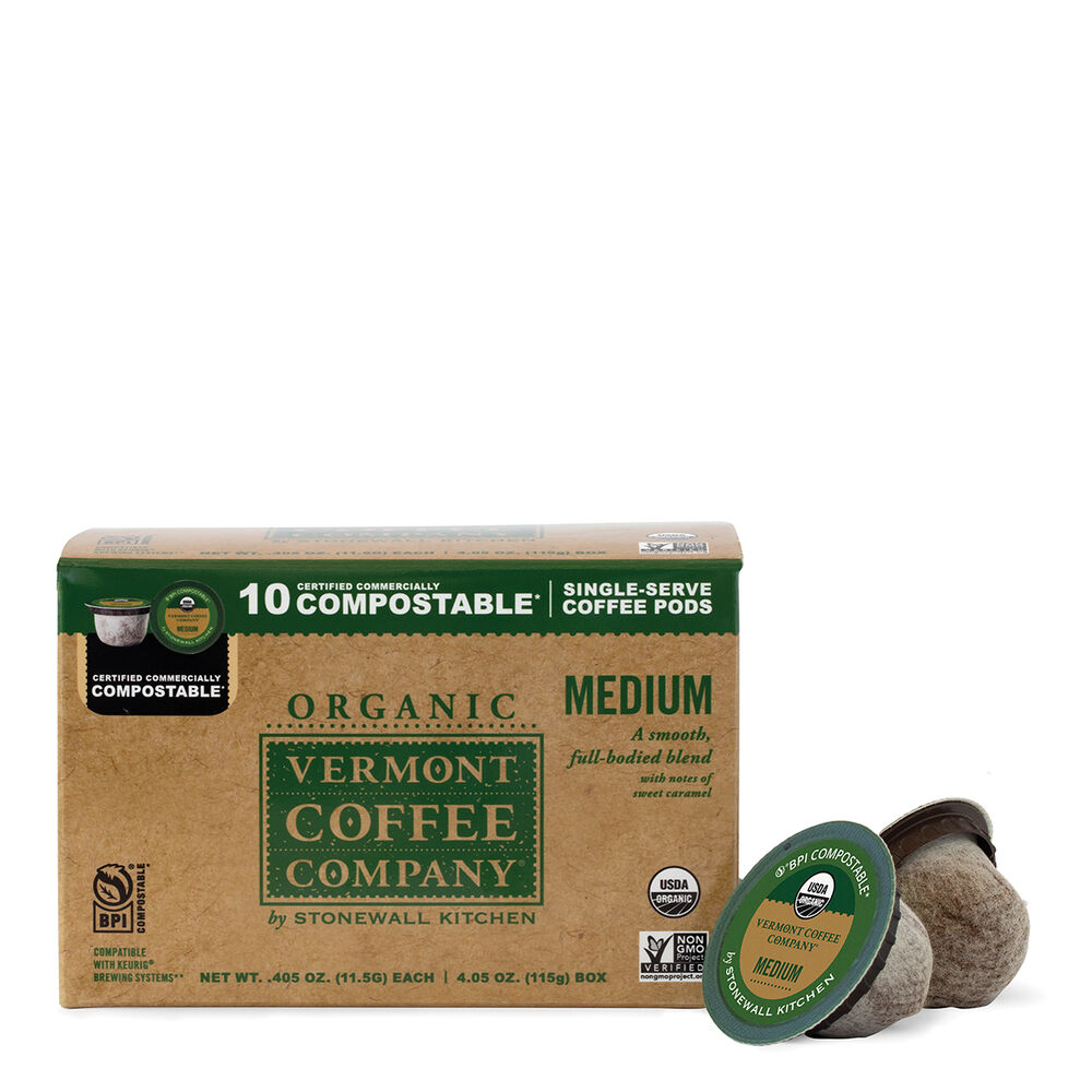 Organic Medium Coffee Single Serve Pod