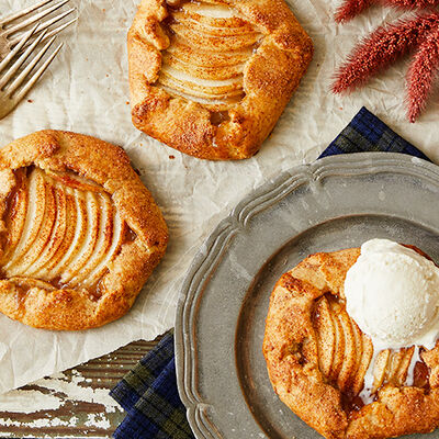 Individual Cinnamon Pear Galettes