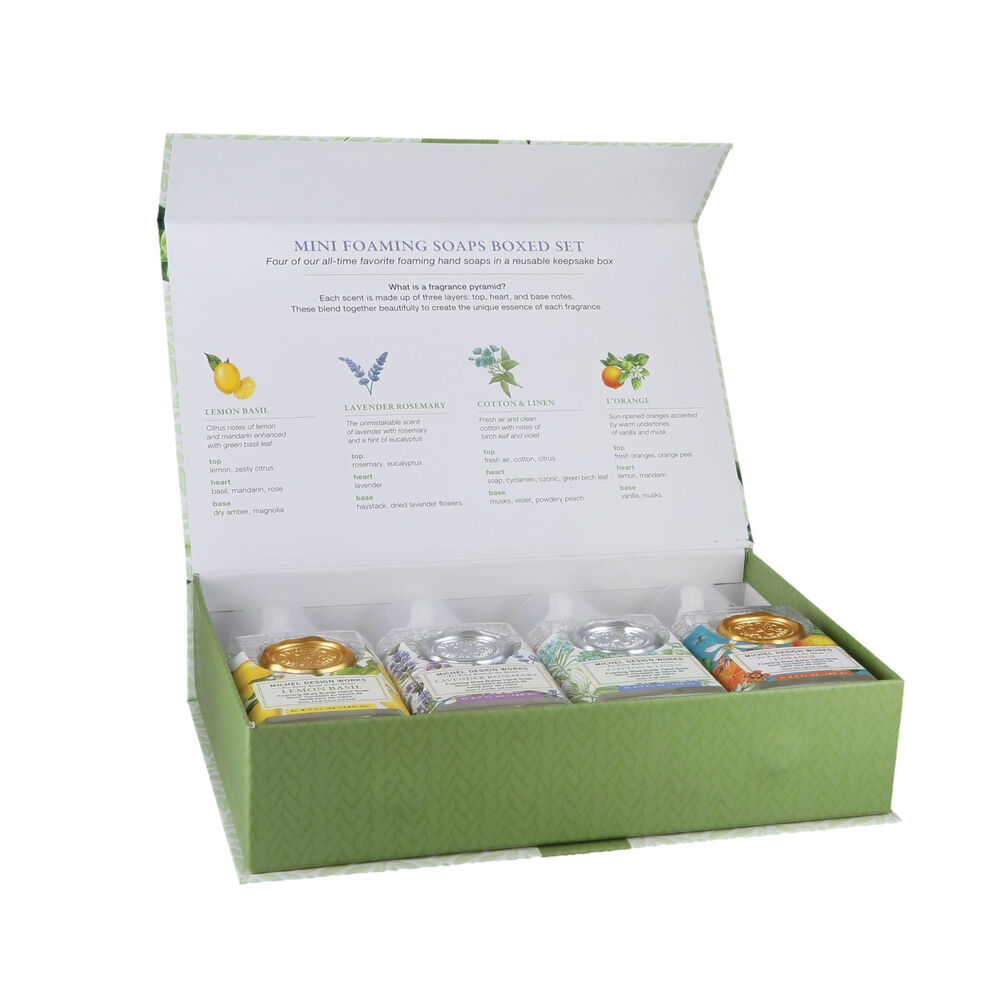 Botanicals Mini Foaming Hand Soap Gift Set (4-Piece Open) 