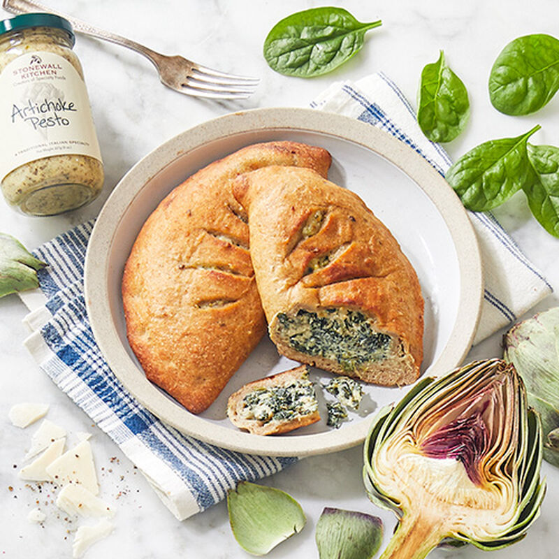 Spinach Artichoke Calzones