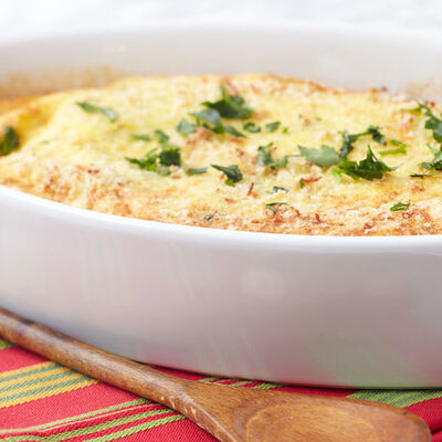 Cheesy Florentine Eggs