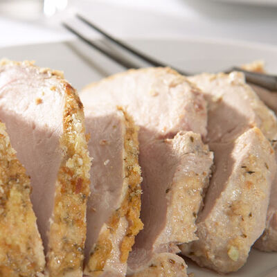 Pork Tenderloin with Mustard Sauce