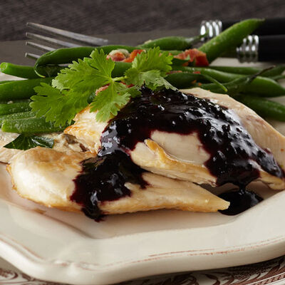 Black Raspberry Chipotle Chicken Cutlets