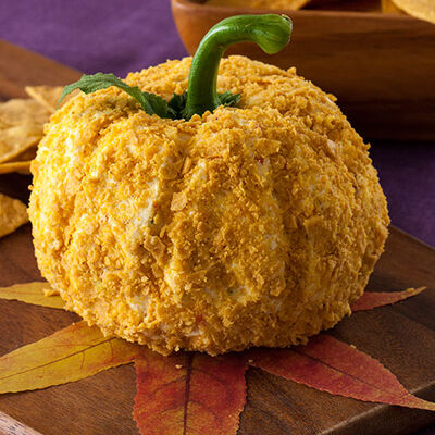 Pumpkin Shaped Cheese Ball