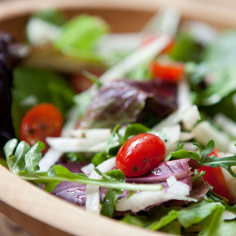 Baby Field Green Salad with Jicama and Lime Vinaigrette