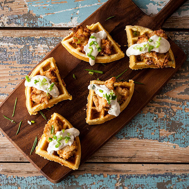 Cornbread & Fried Chicken Waffle