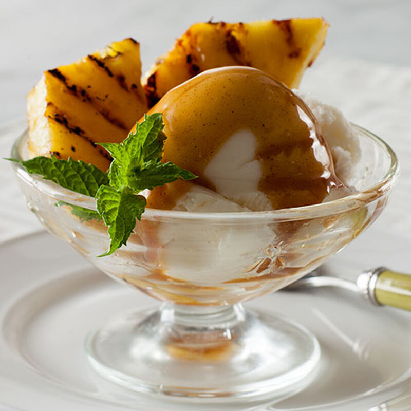 Grilled Pineapple Sundae