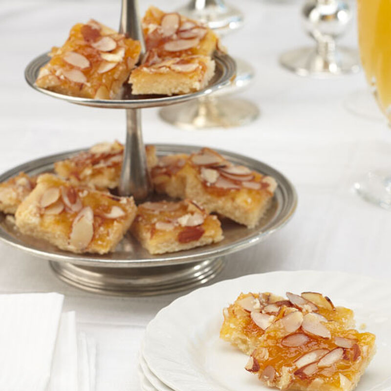 Peach Bellini Shortbread Bars