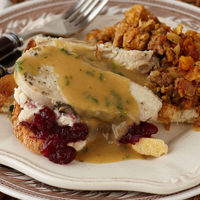 Hot Open Faced Turkey Sandwich