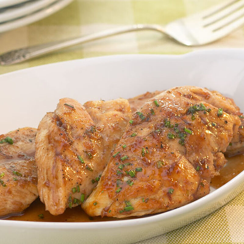 Raspberry Shallot Glazed Chicken