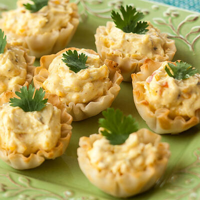 Mango Chutney Cheese Cups