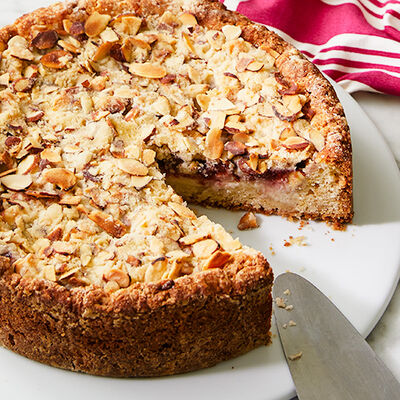 Raspberry Cream Cheese Coffee Cake