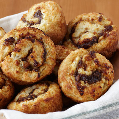 White Fig Scone Spirals