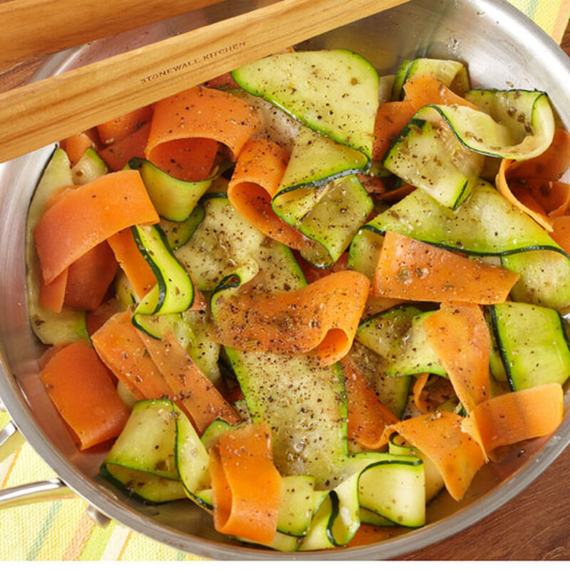 Pesto Ribbon Vegetables