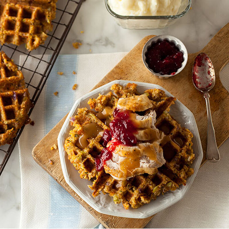 Thanksgiving Leftovers  Waffle