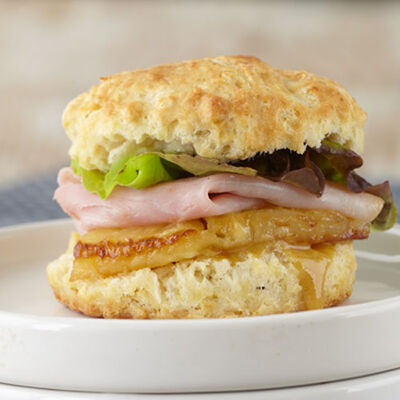 Ham & Pineapple Biscuit Sliders