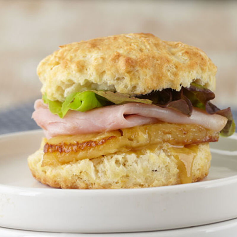 Ham & Pineapple Biscuit Sliders
