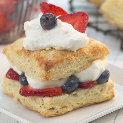 Red, White and Blue Shortcakes