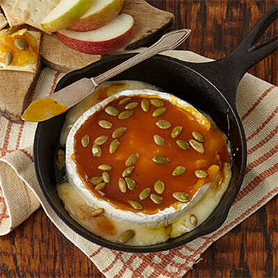 Pumpkin Butter Baked Brie