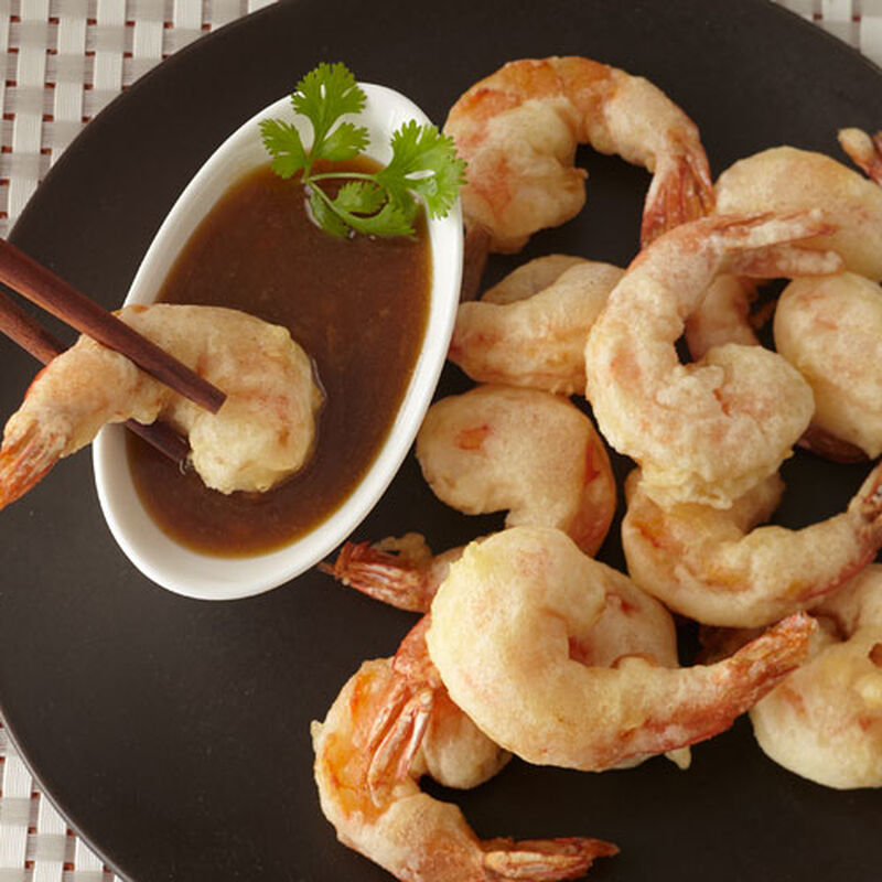 Tempura Shrimp with Orange Wasabi Sauce