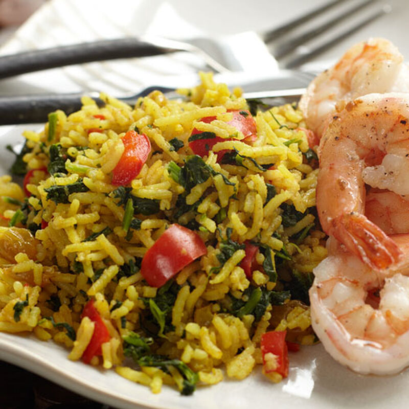 Mango Curried Rice & Vegetable Pilaf