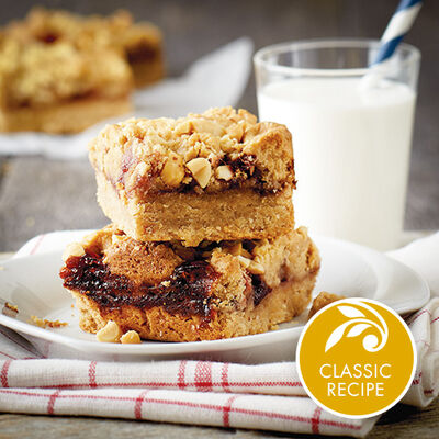 Peanut Butter & Jelly Bars