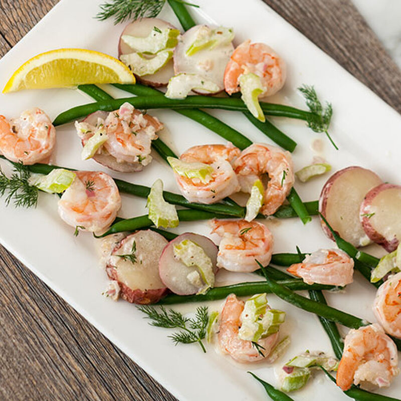 Bay Shrimp with Green Beans and New Potatoes