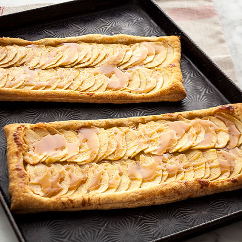 Sea Salt Caramel Apple Tart