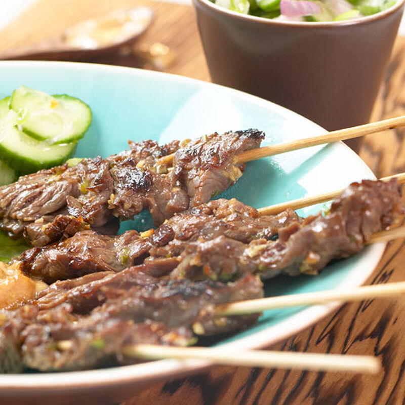 Asian Beef Satay Appetizer