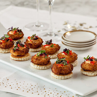 Asian Sriracha Crab Cakes