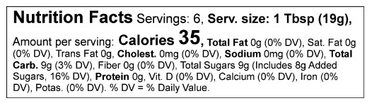 Product nutrion image