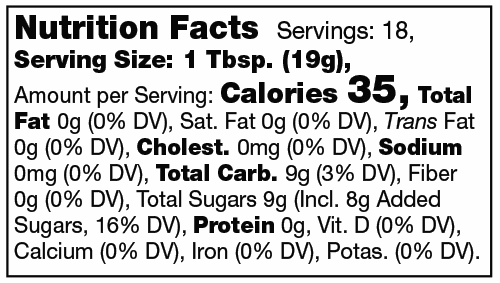 Product nutrion image